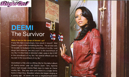 Deemi - Right On Magazine - June 2007