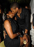 Usher & Tameka Foster in Atlantis
