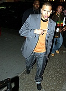 Chris Brown arriving to his 18th bday party