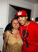 Chris Brown & his mom @ his 18th Birthday Party