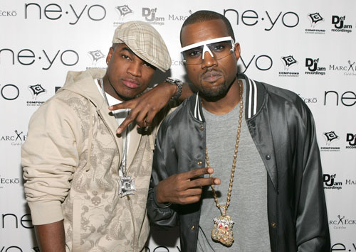 Ne-Yo & Kanye West @ Because of You Album Release Party