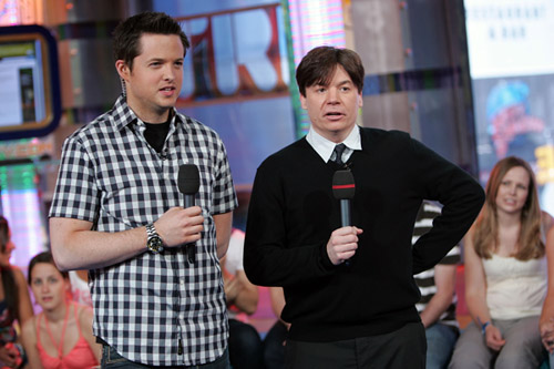 Mike Myers Visits MTVâ€™s TRL