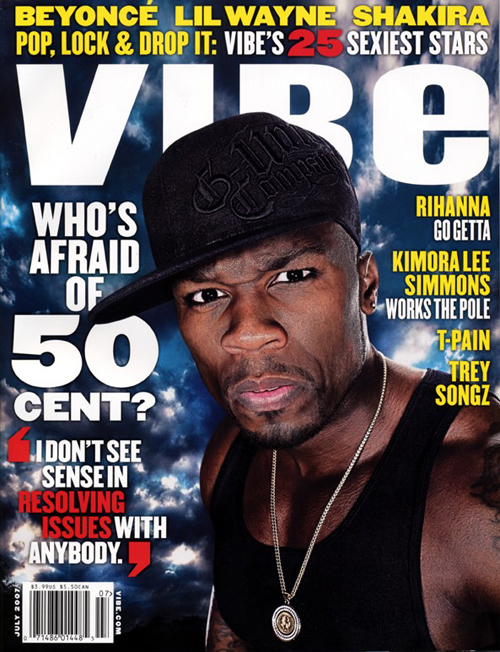50 Cent Covers Vibe - July 2007