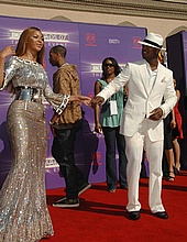 Beyonce & Ne-Yo at the â€˜07 BET Awards