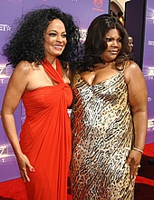 Diana Ross & Moâ€™Nique at the â€˜07 BET Awards