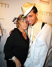 Carmine Gotti & His Grandma at his 21st Bday Party