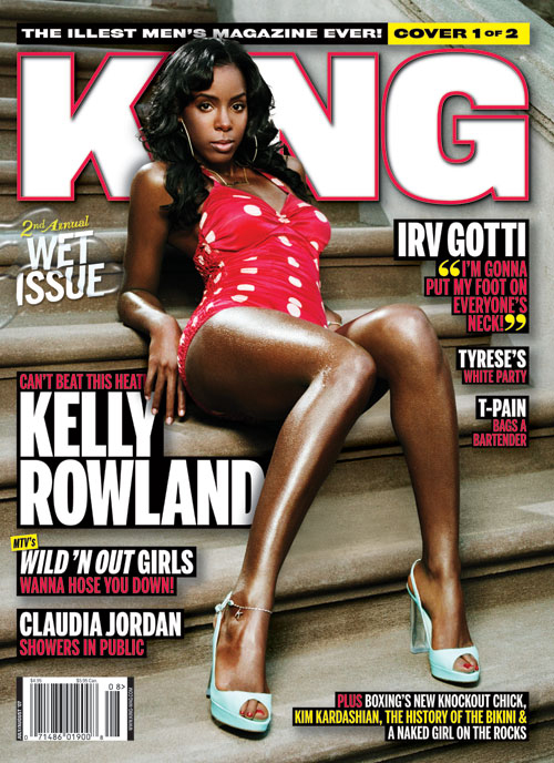 Kelly Rowland Covers July/August 2007 Issue of King Magazine