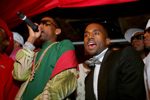 Fabolous and Kanye at Kanyeâ€™s 2nd B-Day Party