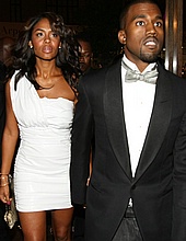 Alexis and Kanye at Kanyeâ€™s Birthday Party