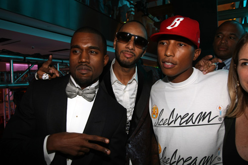 Kanye, Swizz, and Pharrell