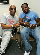 Bill Cosby & Malcom-Jamal Warner at the Playboy Jazz Festival