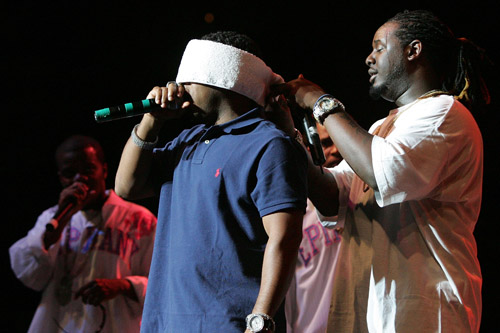 Huey & T-Pain at the T-Pain & Friends Concert