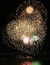 fireworks show in Michigan