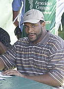 Jerome Bettis at the American Century Celebrity Golf Tournament