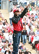 Pharrell Williams at the Concert for Princess Diana