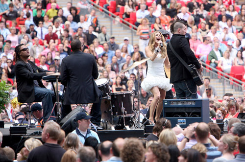 Fergie at the Concert for Princess Diana