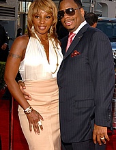 Mary J Blige & husband arriving at the 2007 ESPYs