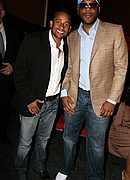 Hill Harper & Tyler Perry backstage at the 2007 Essence Music Festival