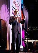 Barack Obama speaking at the 2007 Essence Music Festival