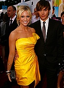 Brittany Snow and Zac Efron at the Hairpsray Premiere in California