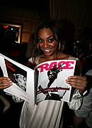 Alesha Renee at Imanâ€™s Trace Magazine party