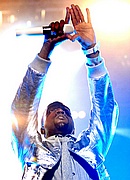 Kanye West in Concert in Manchester, England