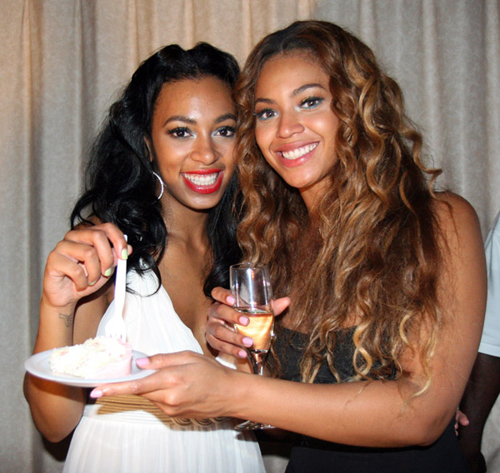Beyonce & Solange at Solangeâ€™s 21st bday party in New Orleans