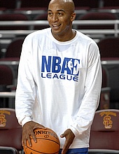James Lesure at the All-Star Game