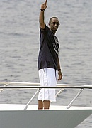 Diddy leaving St. Tropez
