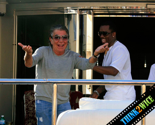 Diddy & Roberto Cavalli in St. Tropez