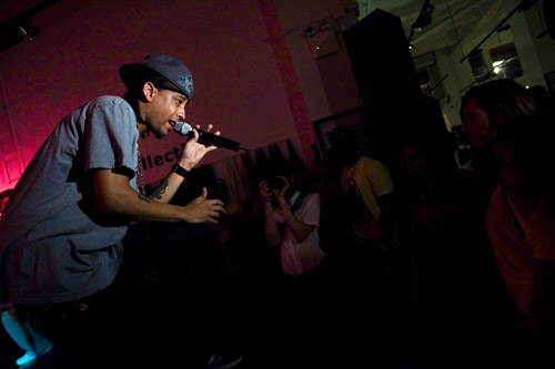 J.Holiday performs at BoConcept Madison