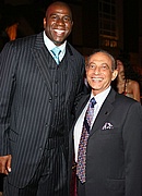 Magic Johnson & Jimmy Delshad (Mayor of Beverly Hills) at Rodeo Drive Experience