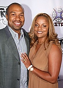 Derrick Fisher & Candice Fisher at Rodeo Drive Experience