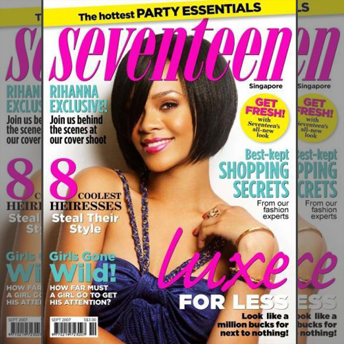 Rihanna Covers Seventeen Magazine (Asia)