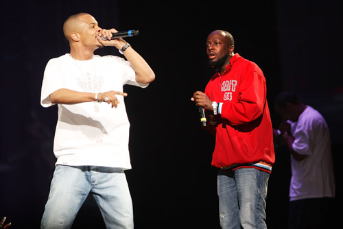 T.I. and Wyclef Jean at Screamfest 07 in NYC