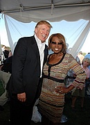 Star and Donald at Donald Trumpâ€™s Polo Challenge