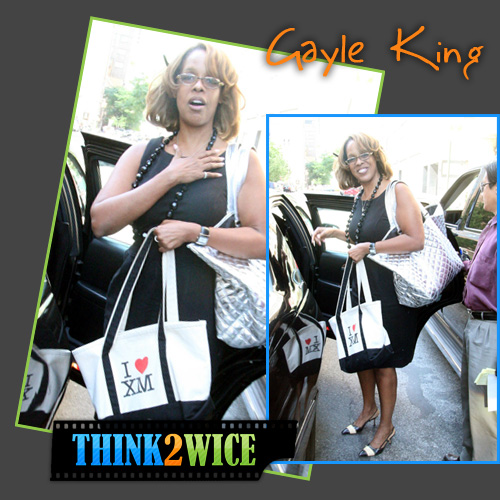 GAYLE KING OUT & ABOUT IN NYC
