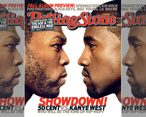 Kanye West and 50 Cent Cover Rolling Stone!
